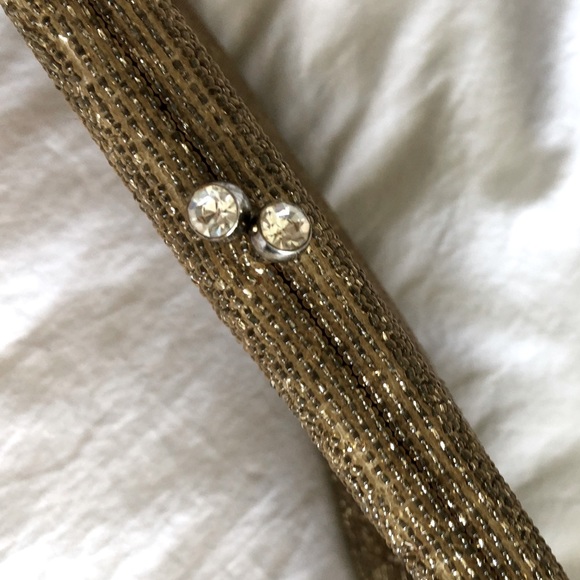 Gold beaded clutch, vintage with floral detail - Picture 2 of 7